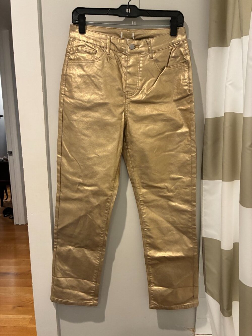 Superdown Gold Ankle Cropped Jeans - Picture 6 of 6